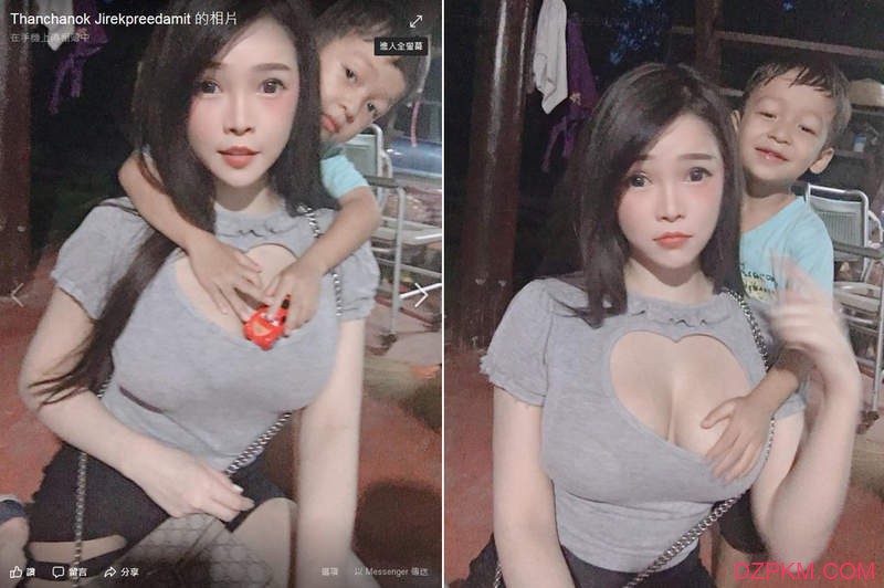 泰国模特正妹泰正点 被摸酥胸重现桃之助向娜美撒娇画面
