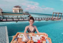 甜美正妹Chuithing Lim晒马尔代夫旅游照 穿比基尼享用漂浮早餐-德州扑克迷