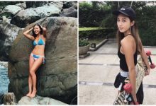 玩滑板的妹子身材都超好！阳光笑容搭配紧致身材化身台湾最美的风景！-德州扑克迷