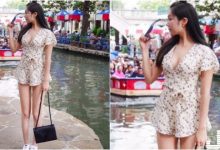 度假惊见「低胸洋装妹」！深Ｖ开口「半乳外露」！浑圆美景让整船游客都受不了啦！-德州扑克迷