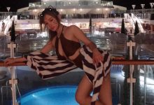 台湾性感正妹Irene Huang 邮轮上穿开洞连体泳衣迷倒男游客-德州扑克迷