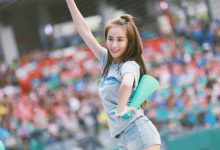 富邦悍将清纯正妹Julie 性感大长腿迷倒众生-德州扑克迷