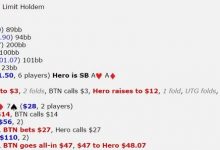 德州扑克同花A4，翻牌圈有个坚果同花听牌，怎么打？-德州扑克迷