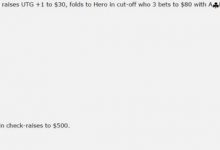 德州扑克AK，河牌圈击中TPTK，被c-r，怎么办？-德州扑克迷