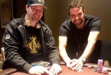 德州扑克庄位平跟埋伏，成功引诱对手用K9o在翻前打光-德州扑克迷