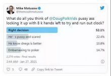 Polk被抨击在单挑赛的表现像懦夫 好莱坞演员加入慈善奉献自己绵薄之力-德州扑克迷