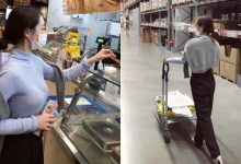 IKEA美食区正妹「养眼好显眼」，「逛街的性感背影」！-德州扑克迷