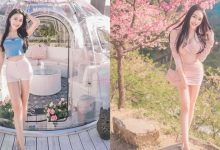 樱花树下出现神之长腿！「莉薇Livia」阳光笑颜比花还耀眼！-德州扑克迷
