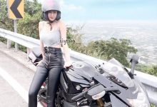 [人物]北宜公路惊见「机车妹」，性感重机妹「比脸还长事业线」超震撼！-德州扑克迷