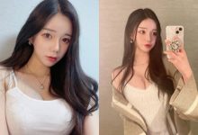 【网络美女】长发萌妹「曲线好优质」，细肩带装「前份量好沈重」！-德州扑克迷