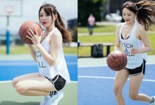[网络美女]「艾緒莉Ashley」带球上篮，随步伐跳起-德州扑克迷
