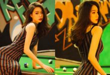[网络美女][人物]「火辣小姐姐」翘臀玉腿跨上台球台，「销魂美」让粉丝想一杆进洞-德州扑克迷