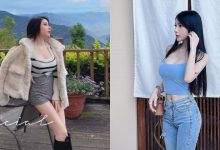 [网络美女]正妹板娘「沈琪琪」穿小背心吃日料，「曲线」让人羡慕！-德州扑克迷