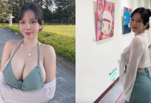 中正紀念堂出現「氣質巨乳妹」逛展!「Mandi香菱」低胸小洋裝超顯曲線!-德州扑克迷