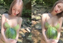請問有幾顆西瓜？火辣小妖精「丁丁dingding」送上大西瓜全餐-德州扑克迷