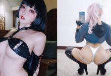 在台日本妹「秀奈」挺白嫩巨乳玩cosplay！超大膽姿勢讓人好想色色！-德州扑克迷