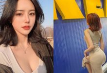 IKEA正妹「火辣背影」讓人驚豔，「性感連身裝」辣到受不了！-德州扑克迷