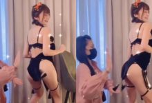 巨乳甜心「安希 Anxi」化身太鼓達人拍屁屁　還左右搖擺打節拍-德州扑克迷