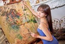 158cm正妹小畫家「優里 Yuri」小洋裝秀美腿，「前凸後翹」線條好迷人！-德州扑克迷
