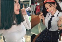神級越南「大奶學生妹」！校服下的「霸氣乳量」藏不住！隨便穿都是爆乳邊緣啊！-德州扑克迷