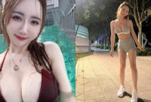 晚上路邊驚見「雪乳短褲正妹」夜跑！超火辣穿搭讓人想跟她一起運動！-德州扑克迷