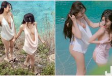太熱了！偷拍河邊「奶妹玩水」美乳都快掉出來！大尺度「邪惡畫面」沒有極限啊…-德州扑克迷