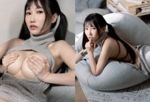 奶大遮不住！巨乳模特「又又」胸部狂溢，肉體解脫連內褲也失守！-德州扑克迷