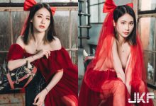 紅白交織的誘惑！純欲正妹「森魔」紅洋裝下秀出「白嫩美乳」好撩人！-德州扑克迷