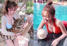 奶妹餵奶路人搶圍觀！「溫蒂」泰國旅遊爆乳出街，連動物都對她愛不釋手！-德州扑克迷
