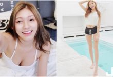 清新女友系正妹！「雪白美乳」小背心擋不住！「修長美腿」讓人直接戀愛啦！-德州扑克迷