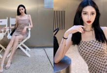 好修長！氣場強大的「美乳小姐姐」，穿緊身裝「性感S曲線」辣翻！-德州扑克迷