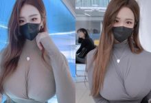 巨乳正妹「乳溝深到卡住衣服」，「胸前深深的一條線」超養眼！-德州扑克迷