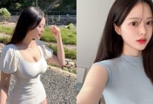 萌萌女大生「緊身裝上路」好誘人，「凹凸有致的曲線」路人好愛！-德州扑克迷