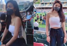 球場觀眾席驚見「香肩雪乳正妹」，超火辣美胸翹臀小蠻腰，網友：快來看球-德州扑克迷