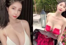 這比基尼太炸了！「性感巨乳妹」布包不住奶，大面積「雪白肌膚」露出畫面好狂！-德州扑克迷