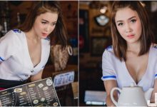 彎腰就爆乳？「餐廳店員」制服好火辣，這樣誰用餐會專心啦～-德州扑克迷