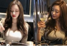 好開胃！凶狠正妹自備一對「渾圓巨乳」擺桌上，過人乳量溢出，準備開動啦-德州扑克迷
