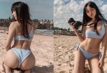 台灣之光！機電系女神「機機 Shacy」澳洲海灘展現極品台式美臀-德州扑克迷