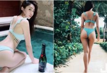 台灣妹子94辣！「渾圓蜜桃臀」大方露出！不只玩水連去音樂祭也不忘「比基尼助陣」啊！-德州扑克迷