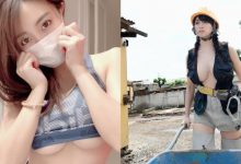 上面不能露但下面可以！森咲智美大露下乳　化身「最狂工頭」火辣上工-德州扑克迷