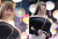 正妹補習班老師挺巨乳逛花燈　就算穿著衣服也看得出份量滿滿-德州扑克迷