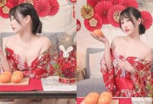 祝福還沒完！Yvie又又低胸爆乳手捧柑橘祝粉絲「大吉大粒」-德州扑克迷