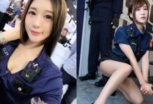 甜美女警「鈞君」性感出擊！前凸後翹制服遮不住，迷你短裙露出「白皙美腿」～-德州扑克迷