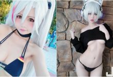「大奶萌妹」cosplay好吸睛！「白嫩巨乳」遮不住跑出來，小隻馬太狂啦！-德州扑克迷