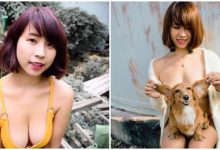 連狗都微笑的最惹火曲線！「爆乳正妹」深邃事業線配上迷人甜笑，連動物都招架不住！-德州扑克迷