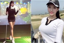 高爾夫球場「超胸辣妹」美腿視角太犯規！迷人的揮桿姿態讓人瞬間戀愛-德州扑克迷