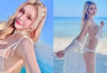 美豔正妹「Kimmy 翁希妍」海島度假，清涼比基尼秀「白嫩豪乳＋修長美腿」！-德州扑克迷