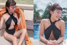 這樣太兇了！正妹泳池邊「交叉爆乳」，火辣比基尼意圖使人直不起腰！-德州扑克迷