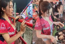 最兇龍粉！「語萱菈菈」雙球應援，「乳香烤肉」讓球迷超分心！-德州扑克迷