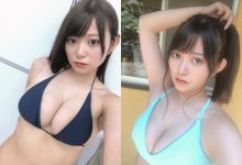 核彈級寫真新人「櫻井木穂」I級神乳大到泳衣包不住　畫面「奶香四溢」一片肉色-德州扑克迷